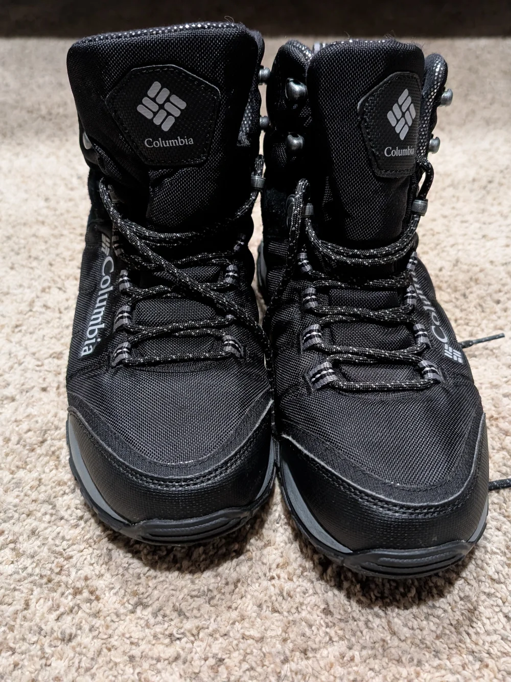 Columbia Men’s Waterproof Black Hiking Boots